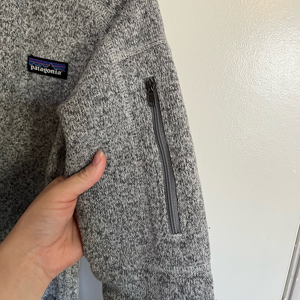 Patagonia Gray Full-Zip Fleece Jacket - Picture 6 of 7